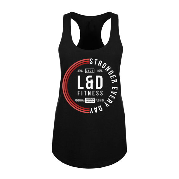 COMMITMENT & DEDICATION - WOMEN'S FITTED TANK TOP - $T16VPM$ Thumbnail