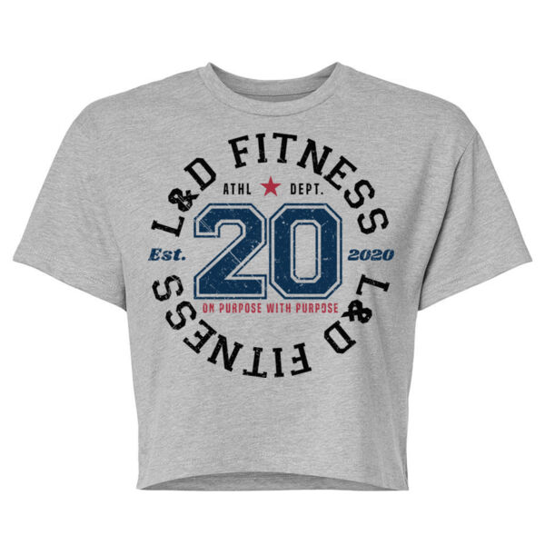 ON PURPOSE WITH PURPOSE - WOMEN'S CROP T-SHIRT - $JZ6197$ Thumbnail