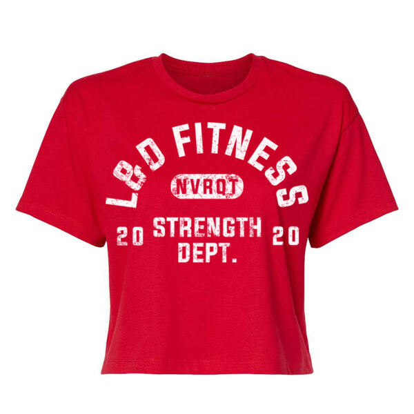 STRENGTH DEPT - WOMEN'S CROP T-SHIRT - $AJVYKD$ Thumbnail